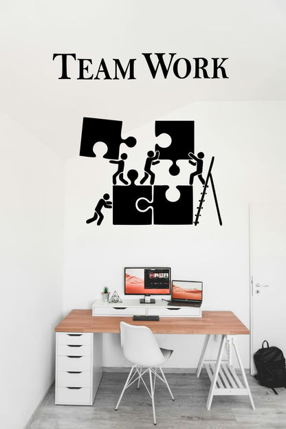 Teamwork Blocks Wall art - Office Wallart